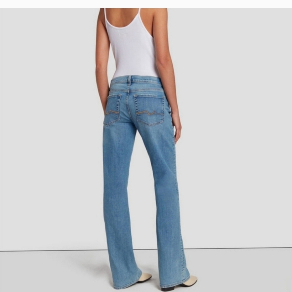 7 For All Mankind Light Wash Original Bootcut 29 - Picture 2 of 13